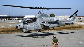 AH1W Super Cobra lands at San Carlos Airport HeliFest 2011 [upl. by Oiluarb]