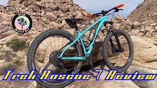 Trek Roscoe 7 Hardtail Mountain Bike Review  2019 [upl. by Castillo137]