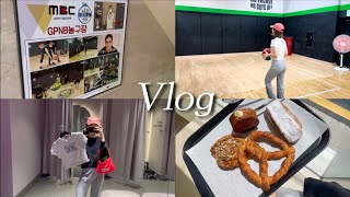 vlog 신사동 가로수길 🏀 현직 농구선수한테 ⛹️‍♂️ 트레이닝 받을 수 있는 quot GPNB quot 친구 센터 방문 [upl. by Leiruh]