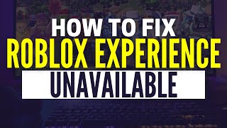 How To Fix This Experience Is Unavailable Due To Your Account Settings In Roblox [upl. by Artimed]