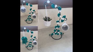 Tuto jardin balançoire au crochet spécial gaucher AlextitiaTutoCrochet [upl. by Novahs]