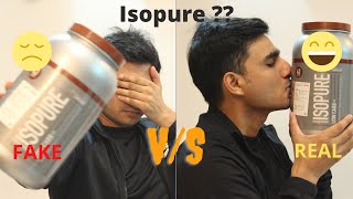 Isopure Unboxing and Review in Detail  Isopure Fake Vs Real  Know the Difference  BreatheFit TV [upl. by Uni]