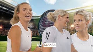 Lionesses Daly amp Bright take on British 1 Katie Boulter in forfeits challenge  Legend in a Lexus [upl. by Adnilahs312]