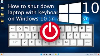 How To Restart Windows 10 With Keyboard Only Shutdown Windows 10 [upl. by Yelsew644]