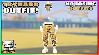 Tan Joggers Fully Invisible Torso Glitch Tryhard Modded Outfit No Transfer GTA Online [upl. by Seroka]