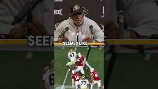 Deion Sanders speaks on Colorado’s offense struggling vs Nebraska 👀 deionsanders collegefootball [upl. by Jaala]