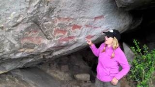 San Rock Paintings in KwaZuluNatal South Africa [upl. by Jozef]