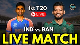 LIVE India vs Bangladesh 1st T20 match Gwalior  Suryakumar Yadav  Scoreboard  SportsNext [upl. by Norag485]