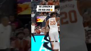 Tre Johnson WENT OFF AGAIN🤯 collegebasketball basketball [upl. by Sublett450]