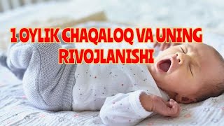 1 Oylik chaqaloq va uning rivojlanishi [upl. by Letha486]