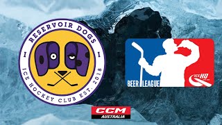 Reservoir Dogs V Knights  Div 2  27th May  IceHQ Beer League ice hockey [upl. by Archer]