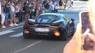 Supercars Velden Wörthersee 2022 5  LOUD REVS  LaFerrari Chiron AMG GT Black Series amp More [upl. by Nogaem]