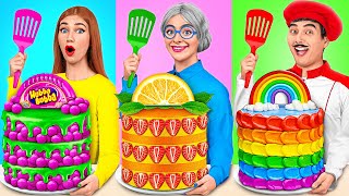 Me vs Grandma Cooking Challenge  Kitchen War by Multi DO Challenge [upl. by Annelak]