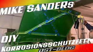 Mike Sanders Korrosionsschutzfett VW Passat B1 Motorhaube [upl. by Olbap295]