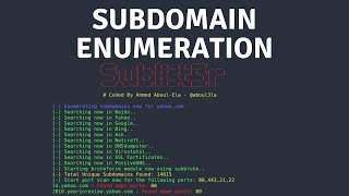 Passive Recon  Subdomain Enumeration With Sublist3r [upl. by Janeta703]