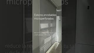 Estores enrollables microperforados decoracion estores luznatural cortinasmodernas [upl. by Kcir592]