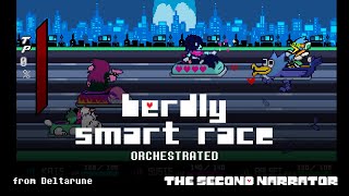 DELTARUNE Chapter 2 Orchestrated  Berdly amp Smart Race Boss Battle [upl. by Onia]