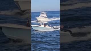 Boats Vitamin Sea amp Sea Quest Head Through The Manasquan Inlet [upl. by Macfadyn]