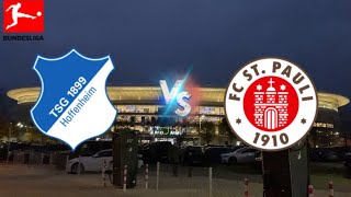 TSG Hoffenheim  FC St Pauli Stadion Vlog 02 [upl. by Nelon102]