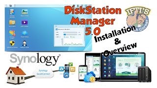 Synology DiskStation Manager 50 DSM5  Setup and Review [upl. by Esbensen601]