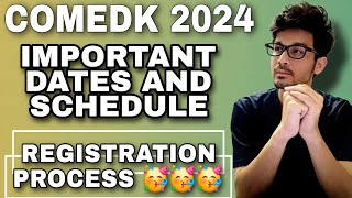 COMEDK 2024  REGISTRATION PROCESS FOR COMEDK 2024  IMPORTANT DATES REGARDING COMEDK 2024 comedk [upl. by Bala951]