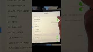 How to setup Siri on iPad in less than 20 seconds apple iPadOS siri [upl. by Kcirtap]