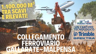 Collegamento ferroviario GallarateMalpensa un cantiere tecnologico [upl. by Teresa]