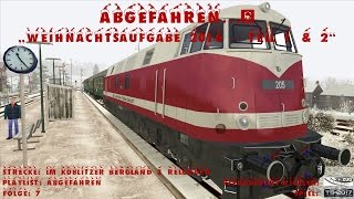 Kleine winterliche Fahrt mit der BR V180 EX DR118  TS 2017 [upl. by Kcirddahc]