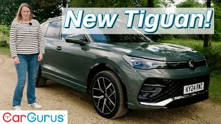 2024 Volkswagen Tiguan Review Allnew family SUV [upl. by Enneirb]