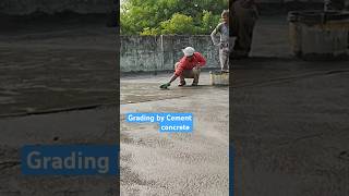 Grading by cement concrete [upl. by Grath371]