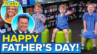 Kids reveal the cutest reasons why they love their dad for Father’s Day  Today Show Australia [upl. by Talbott]