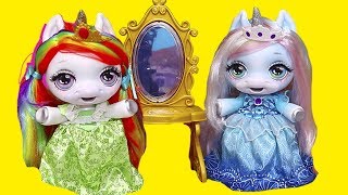 Baby Unicorns are Princesses  Toys and Dolls Family Fun with New Dollhouse  Sniffycat [upl. by Sorac]