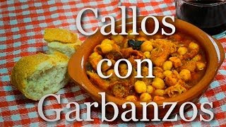 CALLOS CON GARBANZOS OLLA EXPRESSReceta fácil [upl. by Marysa474]