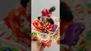 Jinka man Puja paath mein nahin lagta hai 🙏🙏kanha krishna laddu laddu viralvideo trending [upl. by Kcuhc634]