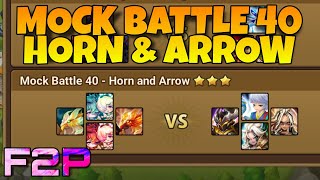 MOCK BATTLE 40  TWIN ANGELS SUMMONERS WAR [upl. by Shayna]