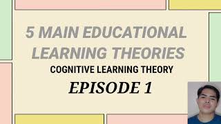 Cognitive Learning Theory [upl. by Nus]