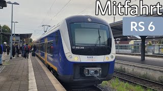 Mitfahrt  Coradia Continental BR440  Linie RS6  Verden Aller  Rotenburg Wümme [upl. by Ayote]