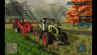 FS22 Platinum  AIVE  Claas Axion 960 Terra Trac amp Dewulf GCCI Harvest Carrots  Erlengrat [upl. by Whiney500]