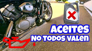 No pongas cualquier aceite a tu moto [upl. by Ecnatsnok]