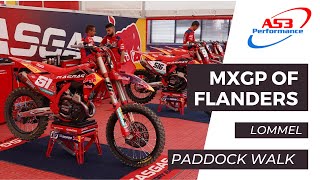 2023 MXGP of Flanders  Lommel  Paddock Walk [upl. by Rebane]