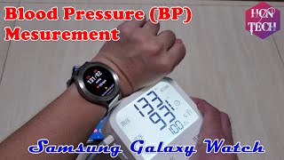 Samsung Galaxy Watch  How to calibrate Blood Pressure Monitor [upl. by Kries16]