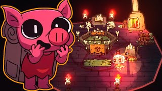 O KIBE FUGIU E APRENDENDO O JOGO DA BUGALHA CULT OF THE LAMB 04 [upl. by Sherurd]