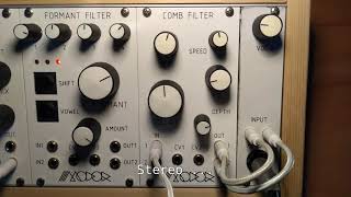 Modor Eurorack Combfilter [upl. by Eirrek]