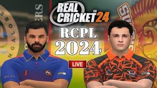 RCPL 2024 NEW  RCB vs SRH T20 Match  Real Cricket 24 Live [upl. by Ipoillak]