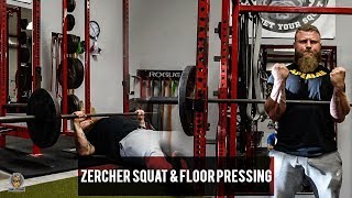 How to Zercher Squat amp Floor Press for Combat Sports [upl. by Thalia795]