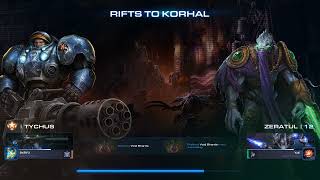 STARCraFT2 sc2 coop BRUTAL SEIRYU TH tychus rifts to kohal [upl. by Craven]