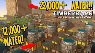 WATER STORAGE Like Youve NEVER SEEN Before in Timberborn Update 6 Wonders of Water [upl. by Noskcaj696]