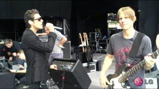 LG Thrill 4G presents Janes Addiction Comes Alive PreConcert Video 2 [upl. by Haimrej]