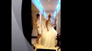 Estilo Moda Bridal Detachable Two in One Wedding Dress [upl. by Mcclees]