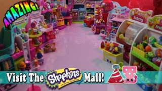 Shopkins Mall  Lets Go On A Shopping Spree Every Playset Amazing World Of Shopville To Explore [upl. by Ayhdiv]